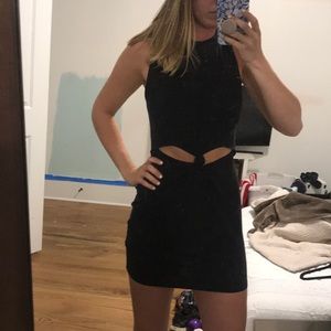 Lizard Thicket - body con cutout dress